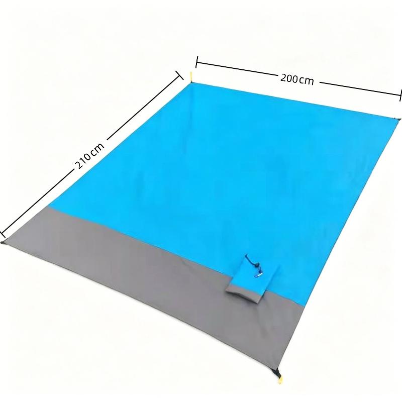 Waterproof Pocket Beach Mat Lightweight Foldable Outdoor Camping Picnic Pad for Hiking Travel Beach Trips