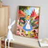 Disney Alicia en el País de las Maravillas pintura de diamantes hecha a mano diy mosaico arte pintura kit decoración del hogar