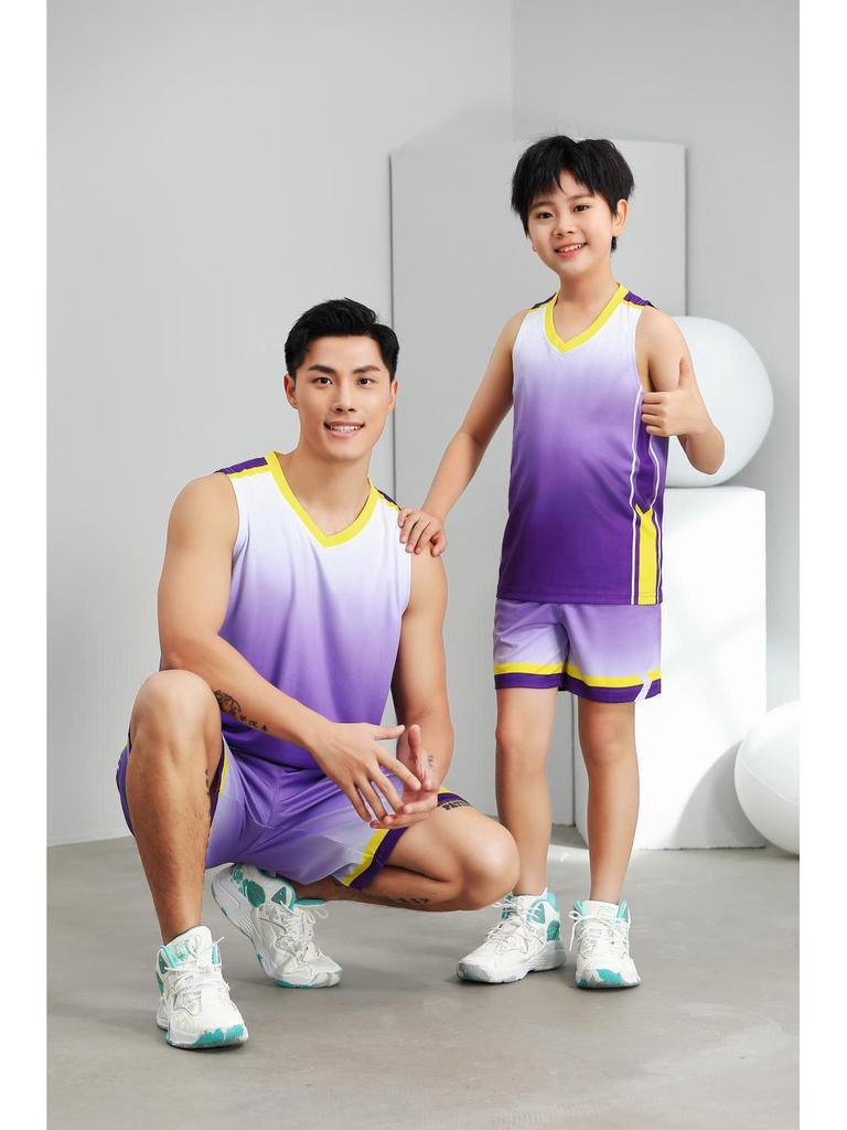 Customizable Men's and Women's Breathable Basketball Training Camp Jersey & Shorts Set