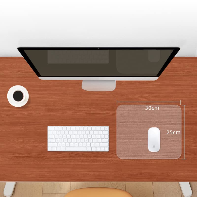 SIKAI CASE Pad de mouse din sticlă rezistent pentru birou și jocuri, control rapid și precis, ultra subțire și gros, pad de mouse pentru jocuri, suprafață de mare viteză, impermeabil