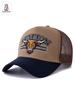 Embroidered Color Block Baseball with Breathable Mesh for Men Women Outdoor Sports