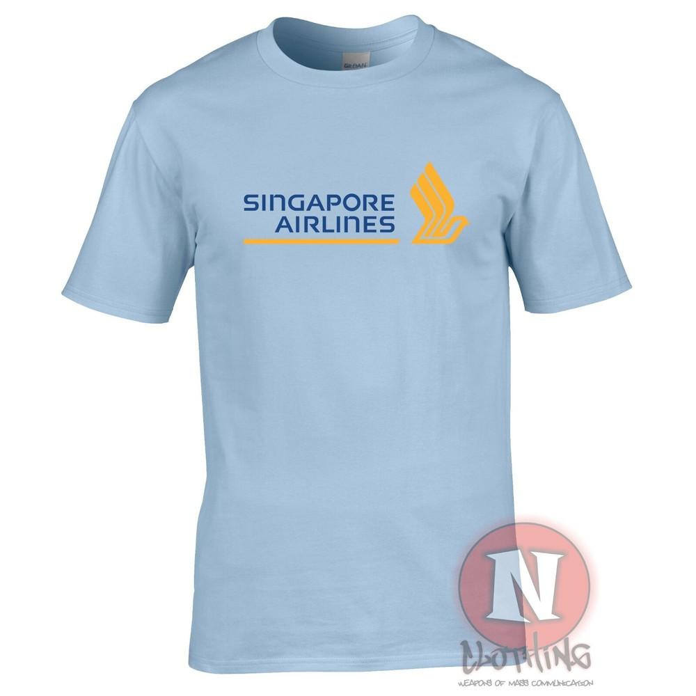 Футболка Singapore Airlines Классический Самолетный Споттинг Экипаж Авиакомпании Аэропорты Футболка S