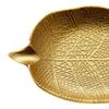 Plate Bathroom Cosmetic Tray Bread Wooden Leaf Shape Refreshment Dessert for KTV