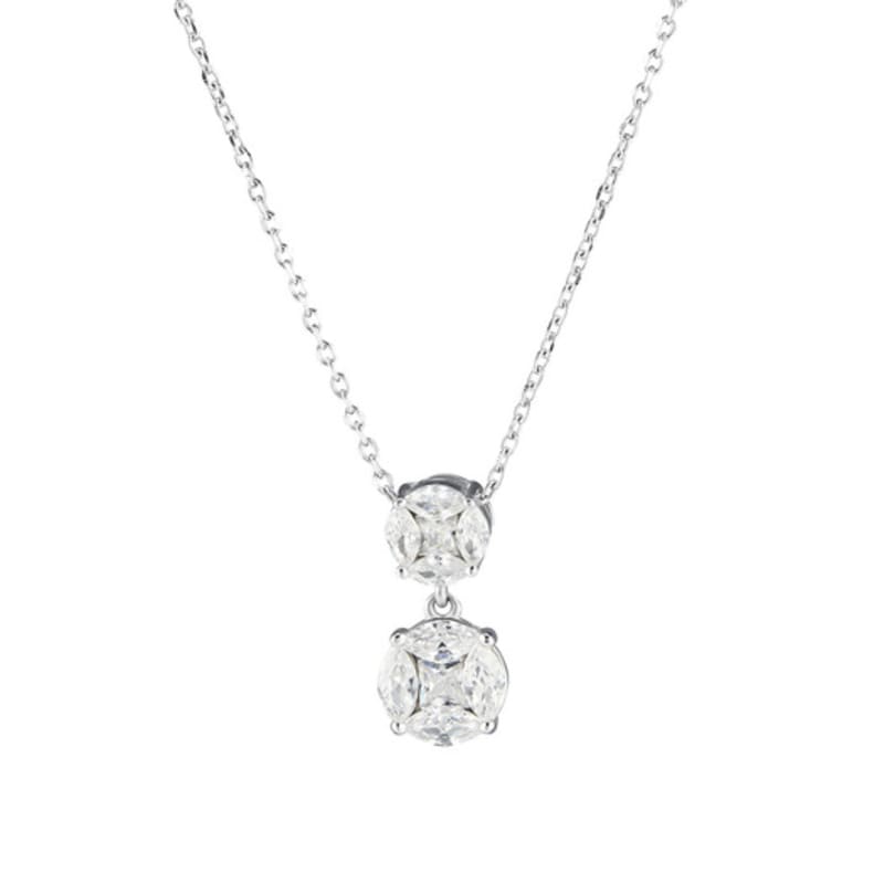 JYDDM 925 4-Prong Modern Point Necklace