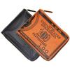Men's Short Zipper Bi-fold Wallet with Dollar Print Pattern