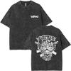 Vintage Washed Rapper Yeat Double Sided Print Tshirts Lyfestyle  T Shirt Men Women Hip Hop Fashion Trend Tshirt Streetwear