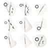 Stainless Steel Makeup Mixing Palette Ring for Professional Artists - Foundation & Lipstick