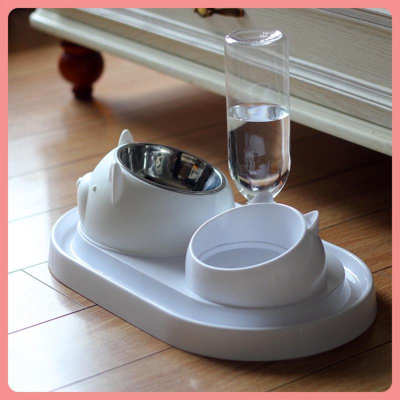 Pet Automatic Stainless Steel Water Feeder Bowl for Dogs & Cats