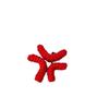Creative Handmade Wool Angry Side Clip Ideal Headwear Gift for Commuters