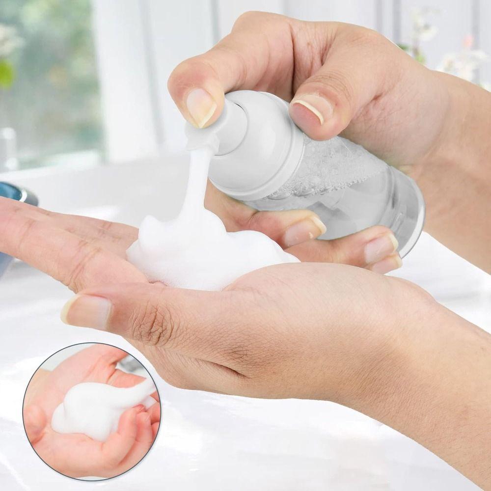 30/50ml Foam Pump Bottle Clear Empty Soap Bottle Portable Foaming Dispenser Cosmetics Packaging