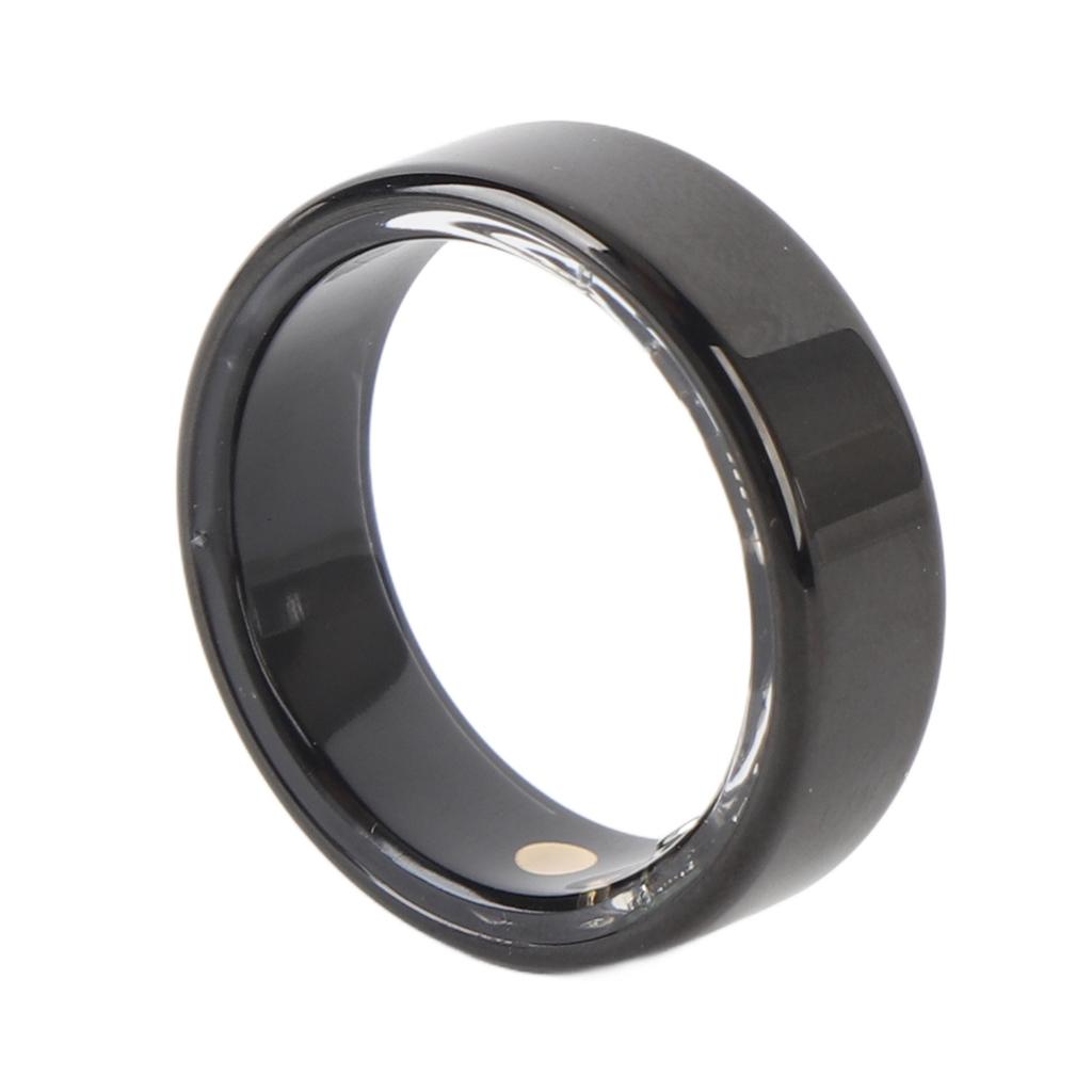Smart Ring BT 5ATM Water Proof Multi Modes Health Monitoring Ring Fitness Tracker Black 0.874in ID