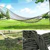 Portable Outdoor Sport Hammock, Outdoor Camping Hammock Mesh Net for Garden Beach Yard Travel Garden Swing Hanging Bed