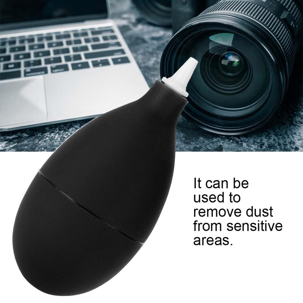 Dust Blower Pump Cleaner Tool for Camera Watch Phone Keyboard Lens Filter Cleaning (Black)