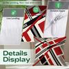 1 Red And Black Geometric Bag Cushions Pillowcase Polyester Cushion Cover Throw Pillow Pillowcover Home Car Sofa Decor