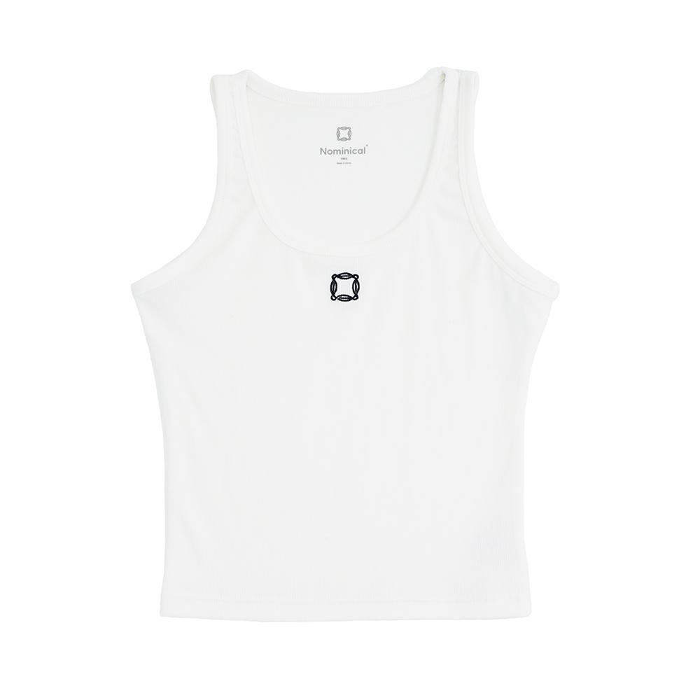 Nominal Symbol Tension Sleeveless (White) White/Free