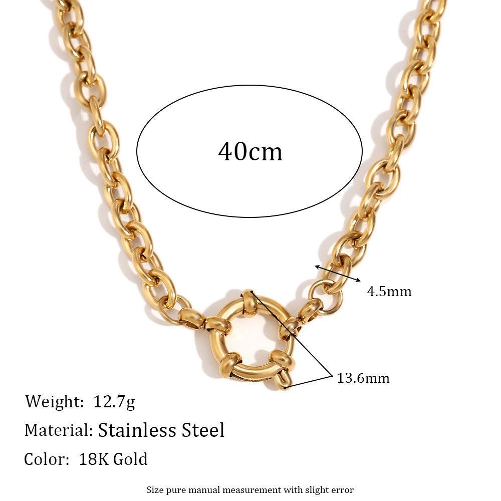Collana in Acciaio Inossidabile con Ciondolo a Cuore, Nuvola, Fiore e Uccello in Zircone Colorato