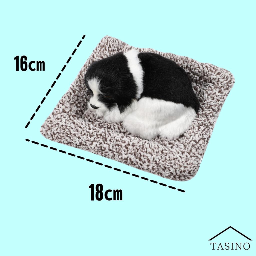 TASINO Plyšová hračka pes Figurka Border kolie 16 x 18 cm Štěně Realistické Roztomilé Živé Osvěžovač vzduchu do auta