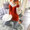 Elegant Sexy Lace Stitching Off Shoulder Crochet Blouse With Hollow Long Sleeves