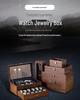 2025 Walnut Wood Grain Watch & Sunglasses Storage Box