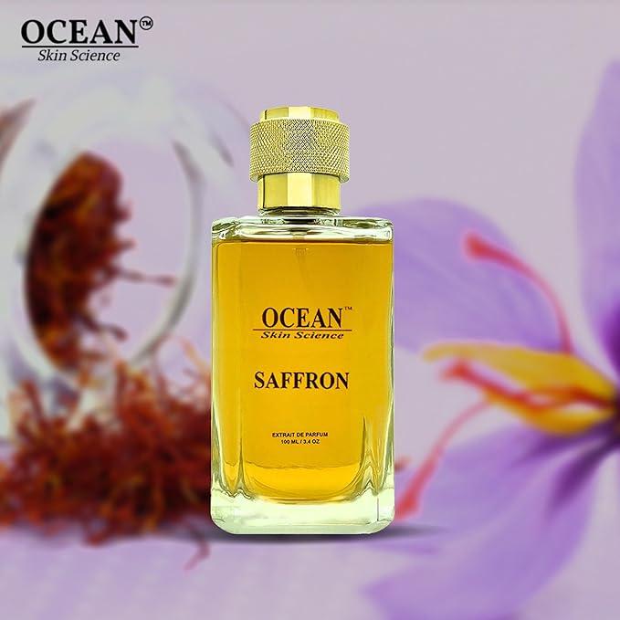 OCEAN SKIN SCIENCE Heavy Projection Perfume Body Spray for Long Lasting Luxurious Fragrance 100 Ml For All Occasion (SAFFRON, 100 ML)unisex