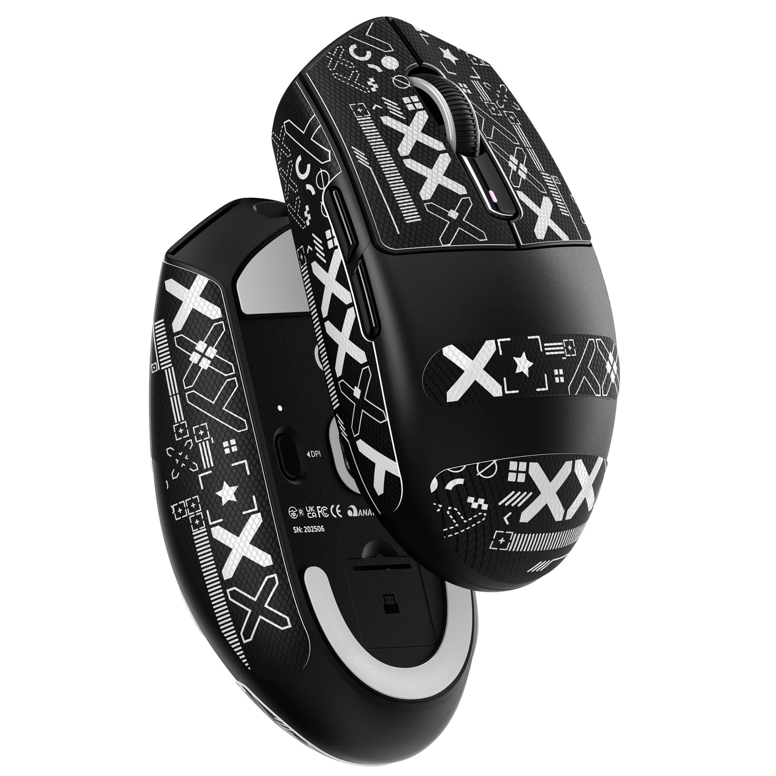 

MAMBASNAKE x ATTACK SHARK G3 Игровая Bluetooth Broadcom PAW3311 До 22000 1000 Гц RGB Идеально подходит для и Соответствует техническим стандартам В комплекте Черный чёрный