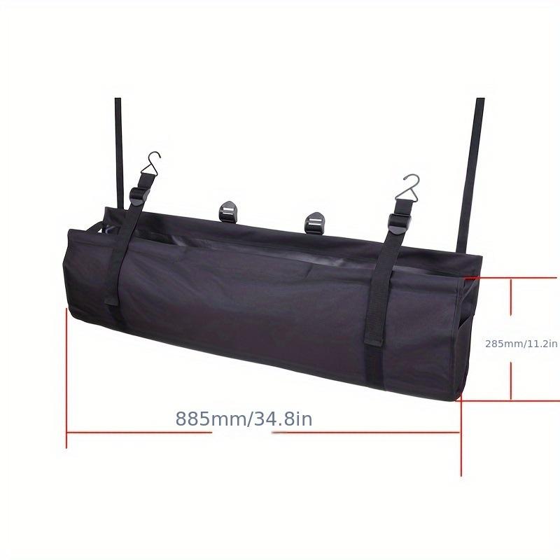Anti-Scratch Car Trunk Organizer High Capacity Adjustable Backseat Storage Holder for Van SUV Daily Commute
