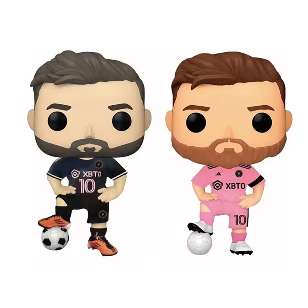New Pop Lionel Messi #10 Football Stars Decoration Ornaments Action Figure Collection Model Toy for Children Birthday Gift