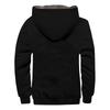 Men's Casual Zippered Pocket Hooded Jacket Men's Solid Color Fashion Warm Jacket