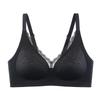 Wireless Push Up Bra Sexy Back Support Lace Trim Breathable Comfort Underwear