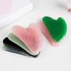 Guasha Supplies Massagem Corporal em Forma de Coração Faux Jade Massagem Facial Raspador Tábua para Corpo