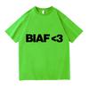 2026 Young Miko BIAF T-Shirt Lustige Fan-T-Shirts Freizeit Reiner Baumwolle Kurzarm Rundhals-T-Shirts Ästhetische Kleidung Streetwear