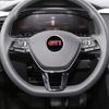 3D Aluminum 45/50MM Car Steering Wheel Emblem Sticker For Volkswagen VW R GTI ABT Golf Polo Tiguan Passat Sharan 4 Motion Touran  ZG9