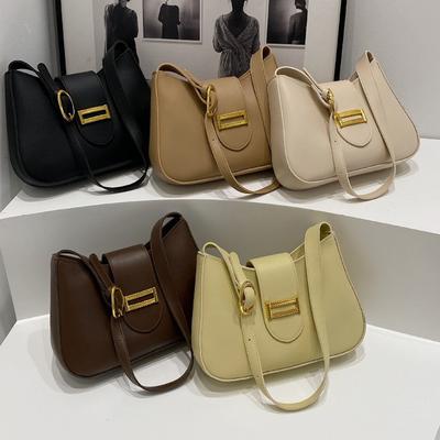 Baguette Damentasche neue Herbst- und Winter-Nischendesign Knödeltasche Pendler-Umhängetasche Achseltasche