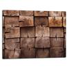 Glasplatte Schneidebrett 52x40 Holz