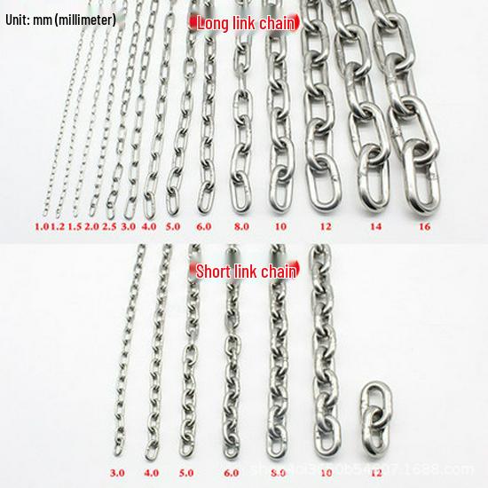 304 Stainless Steel Pet Chain and Clothesline - Custom Guardrail & Swing Chain