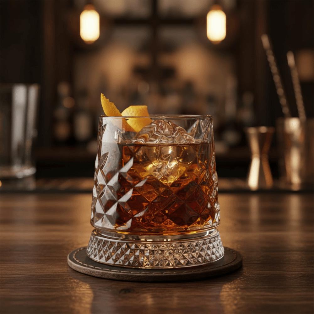 360 Degree Rotating Glass Wine Glass Glowing Base Drinking Glasses Unique Beer Cup Party