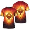 3D printed Mexican flag men's T-shirt  Mexican pattern T-shirt  Summer fashionable round-neck top  Good morning Koruku T-shirt