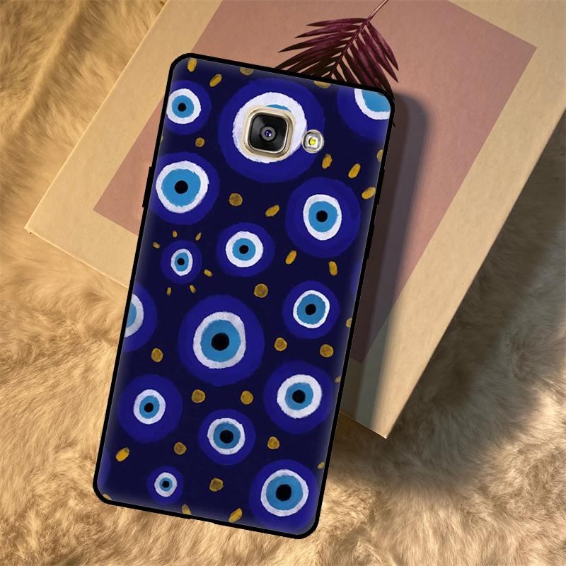 Evil Eye Lucky Eye Blue Case For Samsung Galaxy A3 A5 2016 J3 J5 J7 2017 J2 J6 J4 Plus J8 A6 A7 A8 A9 2018 Fundas