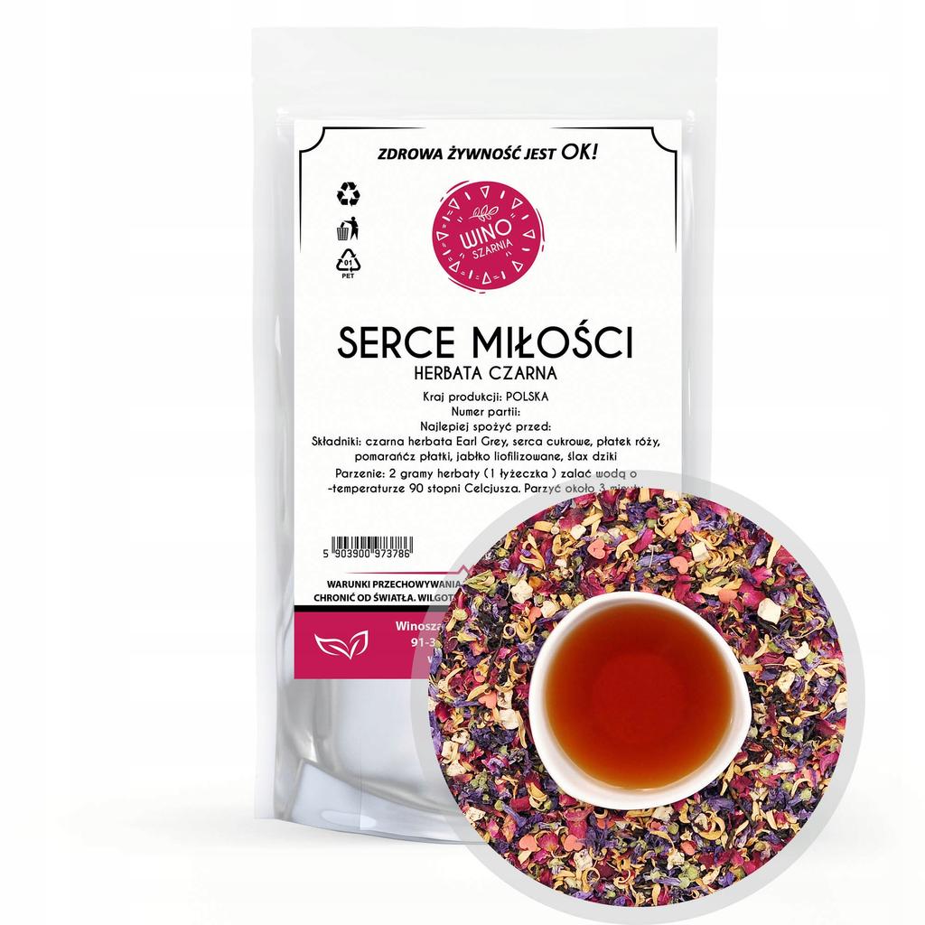 Herbata czarna Serce Miłości - 50g Earl Grey