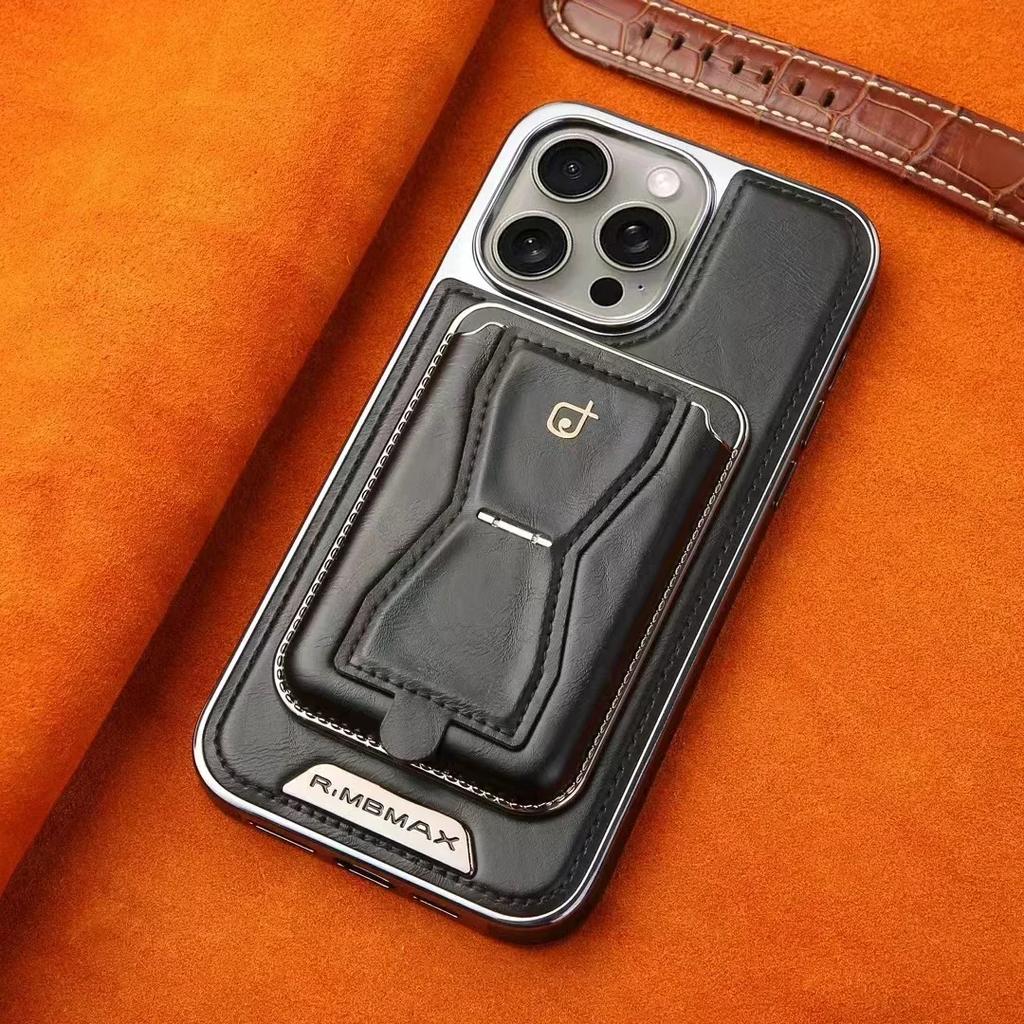 Strong Magnetic Leather Wallet Card Holder Case for Magsafe IPhone 13 12 14 15 Pro Max Plus 15Pro I15 ProMax 14Pro Macsafe Cover