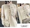 Australian Merino Wool Women's Seamless Hooded Cardigan Sweater