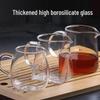 Thickened Heat-Resistant Glass Gongdao Cup & Tea Strainer Set