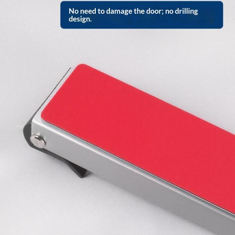 Heavy-Duty Metal Door Stopper Anti-Collision Windproof 1 Set Non-Slip Door Blocker for Home Office Hotel Use
