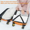 Suitcase Organizer, 3 Tiers Travel Luggage Organizer, Portable Hanging Travel Shelves, Space Saver Collapsible Hanging Packing Cubes