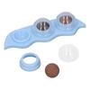 Catnip Balls Rotatable Teeth Cleaning Interactive Pea Shape Kitten Licking Toy for Chewing Indoor