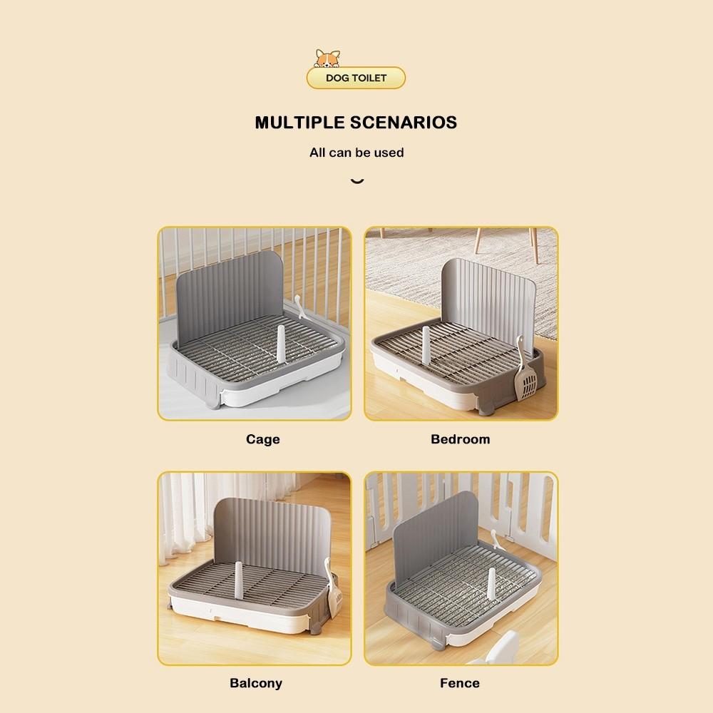 Anti-stepping on Shit Dog Toilet Splash-proof Dog Potty New Dog Urine Pot  Small and Medium Dogs