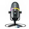 Professional RGB USB Microphone Kit with Boom Arm, Mute Button & Gain Control for Gaming, Streaming, PC, PS5, Mac, Android