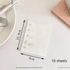 Transparent Photo Storage Card Holder Sparkling M5 Stars Buckle Card Holder Book  Photo Collecting