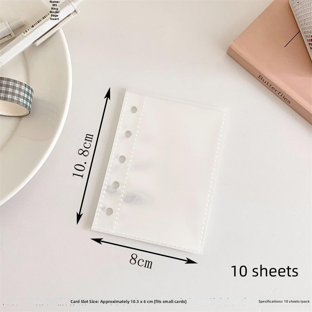 Y2k Fashion Photo Storage Card Holder Transparent Photo Storage Diary Book Card Storage