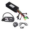 Electric Bike Controller Kit 30A Sine Wave 3 Mode Motor Controller S800 Display Panel PAS Sensor Thumb Throttle Kit 24V